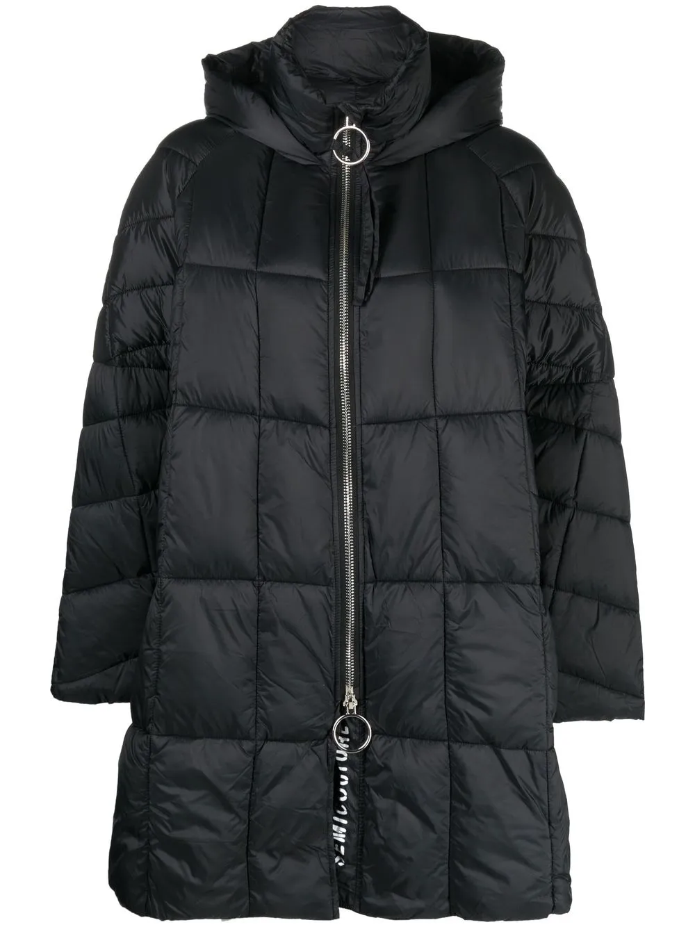 

Semicouture padded hooded coat - Black