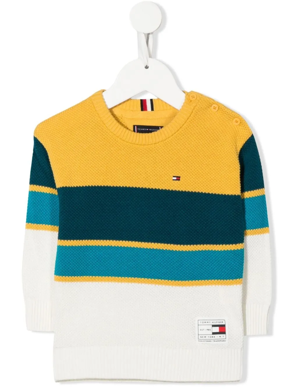 

Tommy Hilfiger Junior striped cotton sweatshirt - Blue