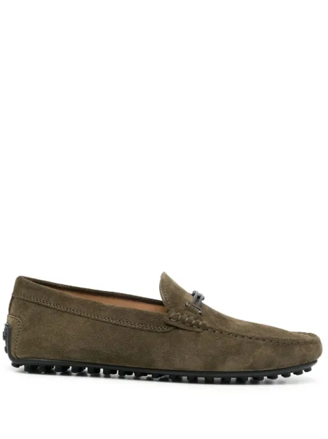 Tod's mocassins en daim à détail de mors