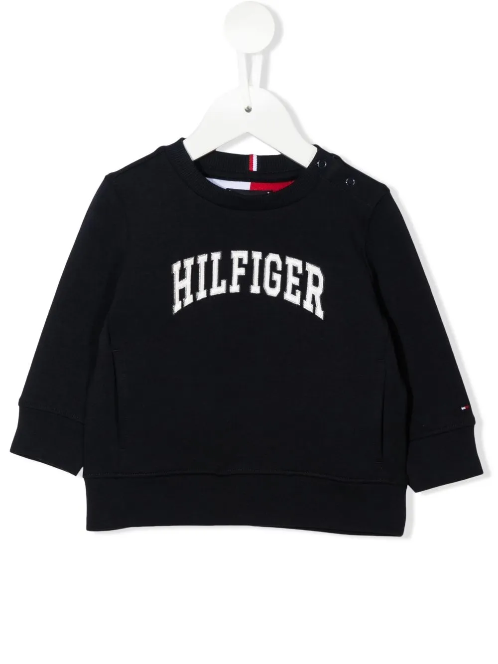 

Tommy Hilfiger Junior sudadera con aplique del logo - Azul