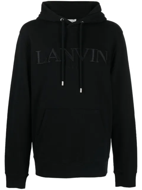 Lanvin hoodie en coton à logo brodé