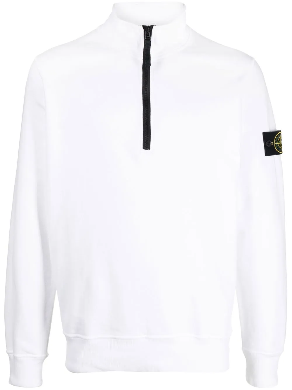 

Stone Island half-zip funnel-neck sweatshirt - White