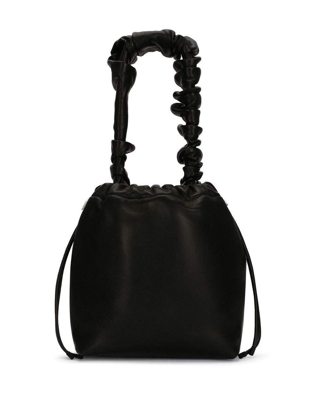 Shop Dolce & Gabbana Soft Nappa Leather Bucket Bag In Black