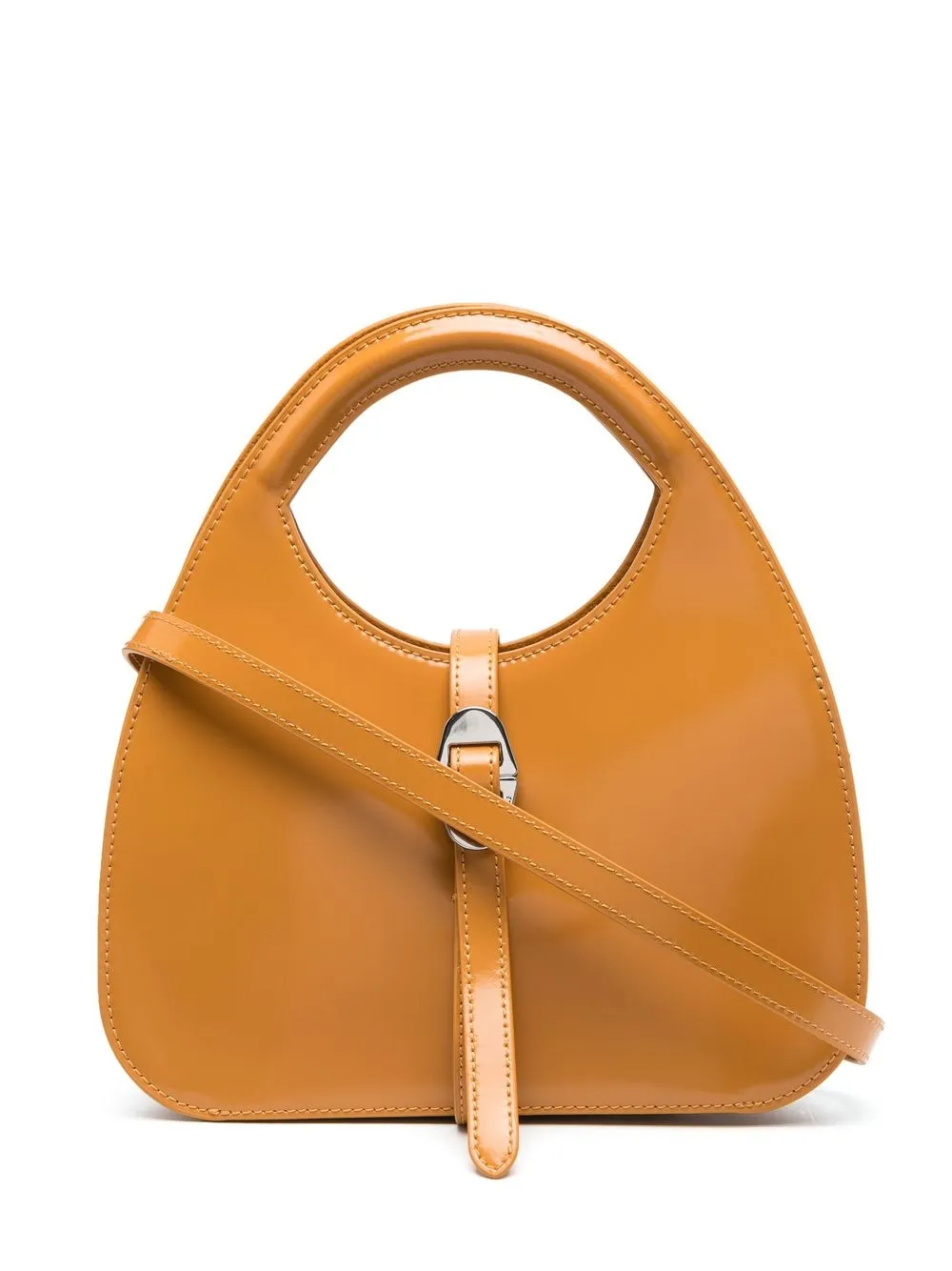

Coccinelle bolsa crossbody con logo - Naranja