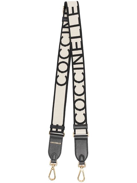 Coccinelle logo-jacquard bag strap