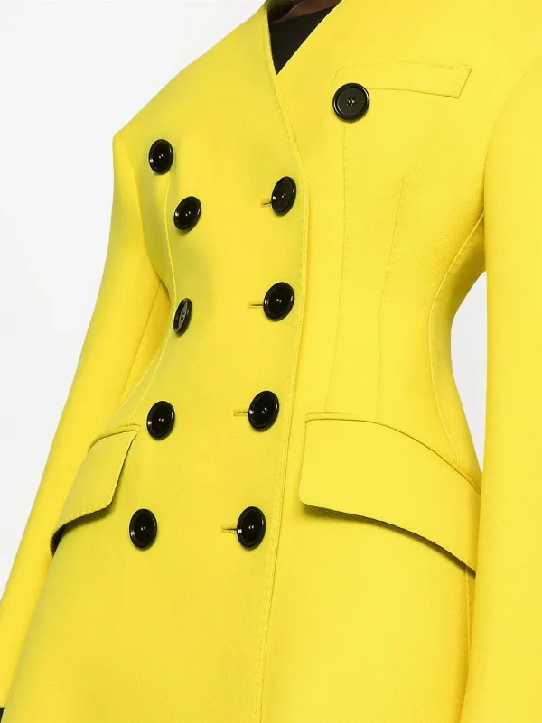 【関税&送料込】Golden  Cappotto Doppiopetto In Misto L Cappotto doppiopetto in misto lana spigata