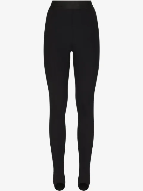 Dolce & Gabbana leggins de tejido técnico con logo