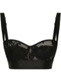 Dolce & Gabbana lace balconette bra - Black