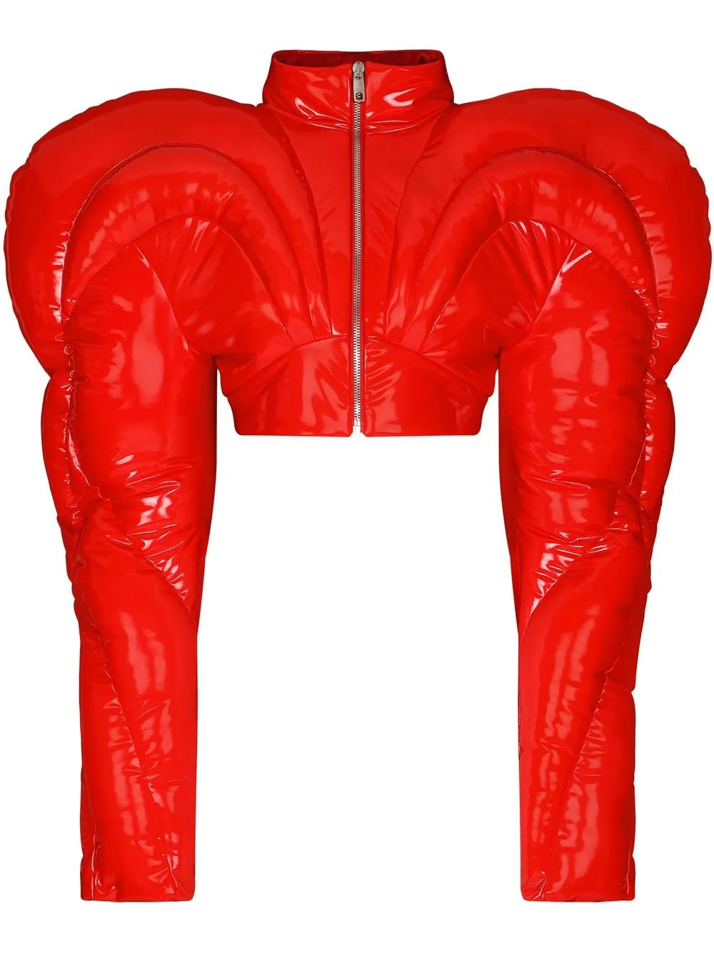 

Dolce & Gabbana padded cropped jacket - Red