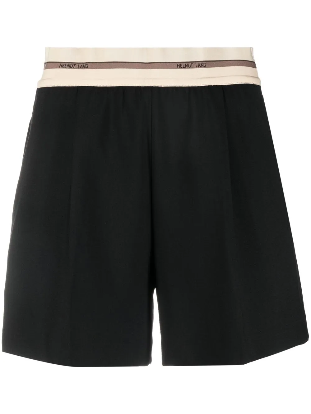 

Helmut Lang shorts de vestir con pretina elástica - Negro