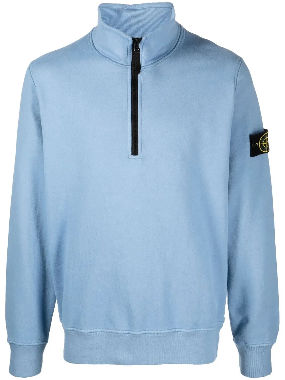 

Stone Island half-zip funnel-neck sweatshirt - Blue