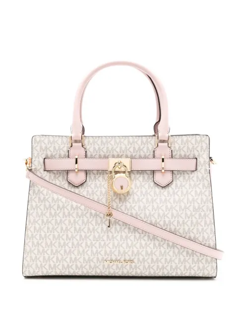 Michael Michael Kors Bolsa transversal Hamilton monogramada 