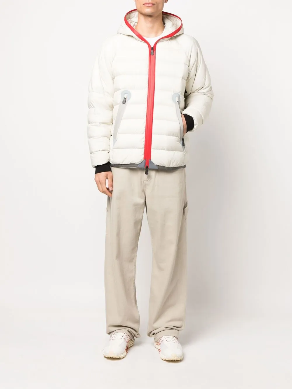 Moncler Grenoble Gewatteerd jack - Beige