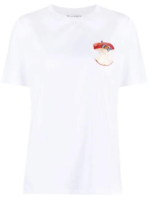 JW Anderson Apple Core logo-print T-shirt
