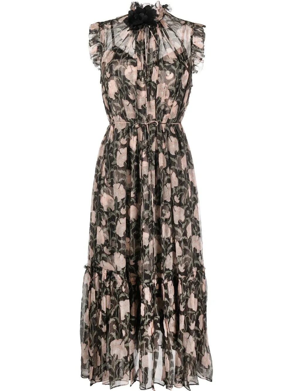 

ZIMMERMANN vestido Kaleidoscope Flutter - Neutro