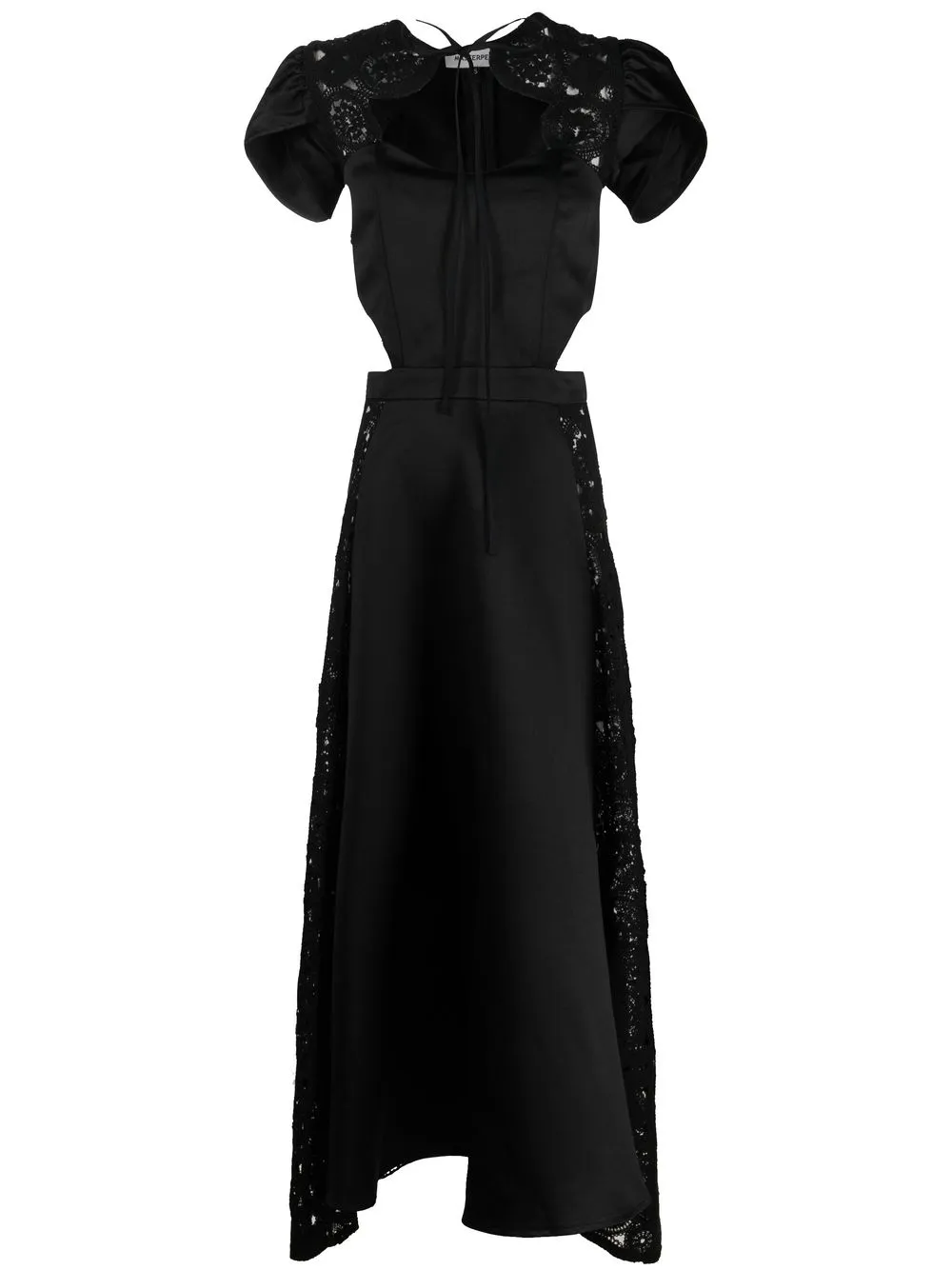 

Masterpeace vestido midi con aberturas - Negro