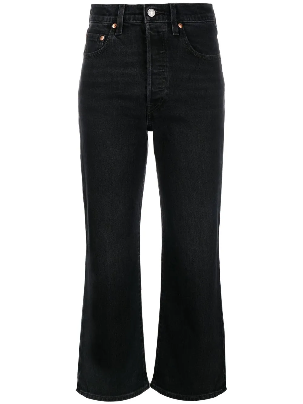 

Levi's cropped flared-leg jeans - Black