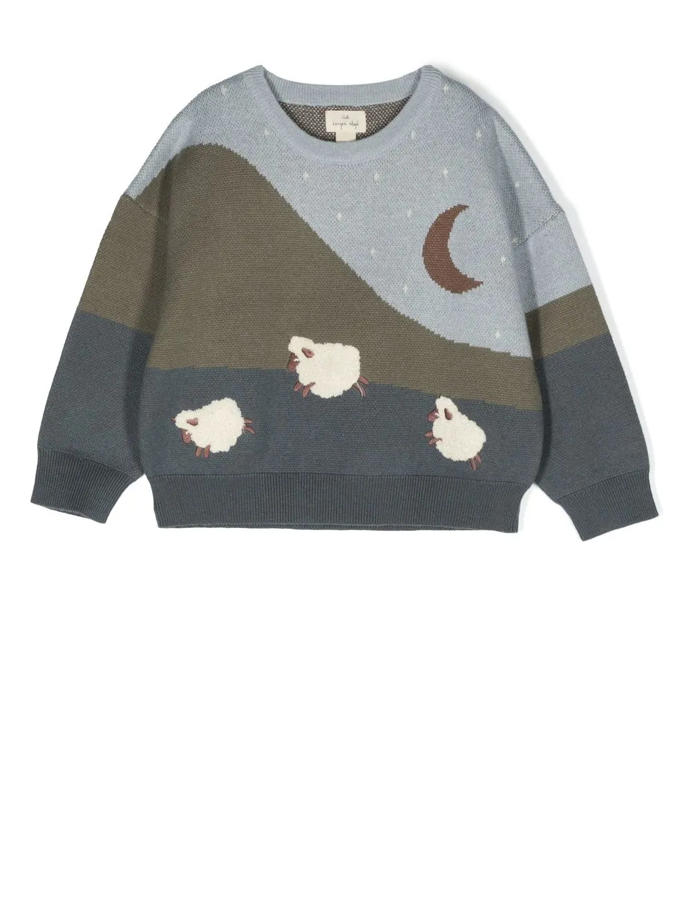 Konges Sløjd sheep-patch detail sweater | Blue | Image 1