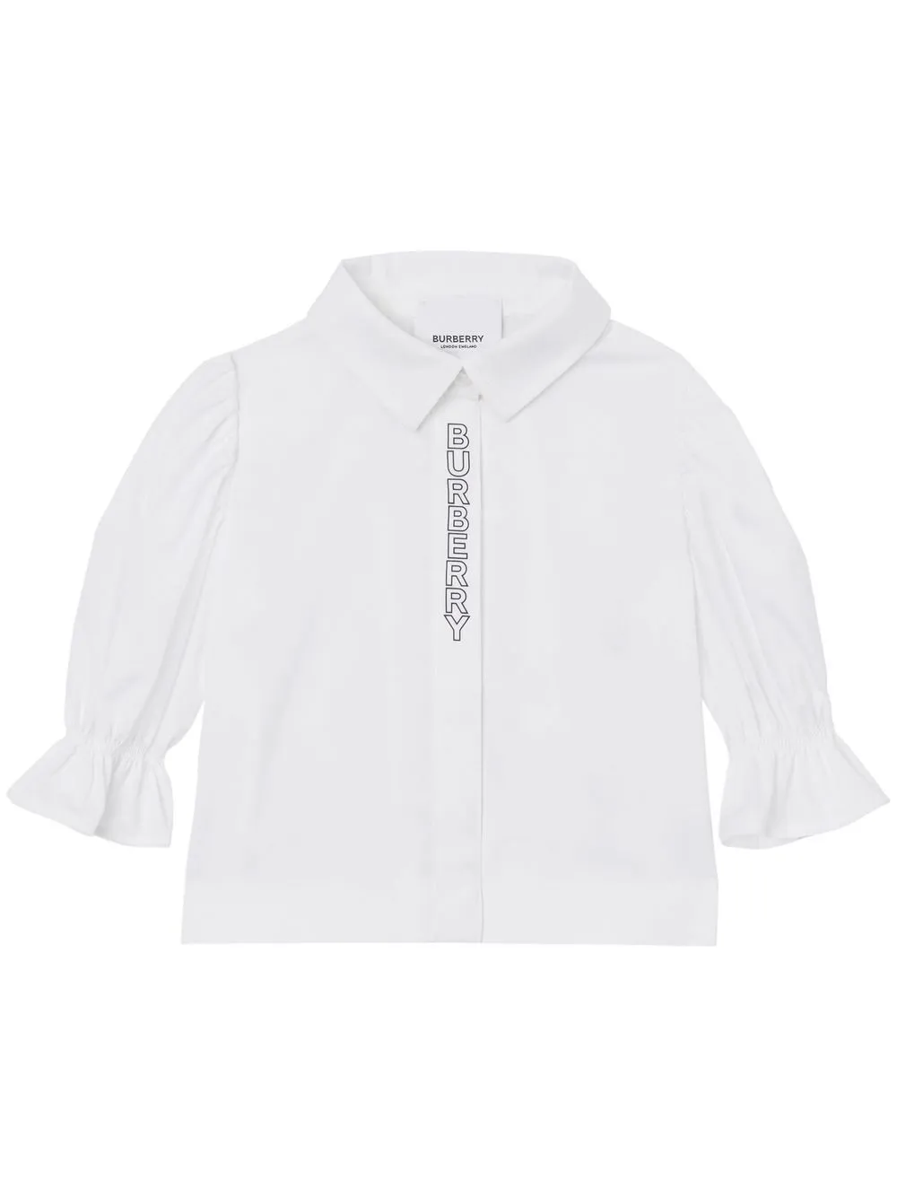 

Burberry Kids logo-print blouse - White