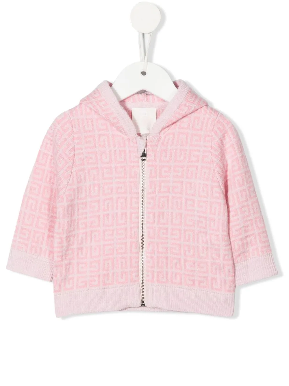 

Givenchy Kids hoodie con motivo 4G en intarsia - Rosado