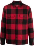 Woolrich plaid check-print shirt jacket - Red