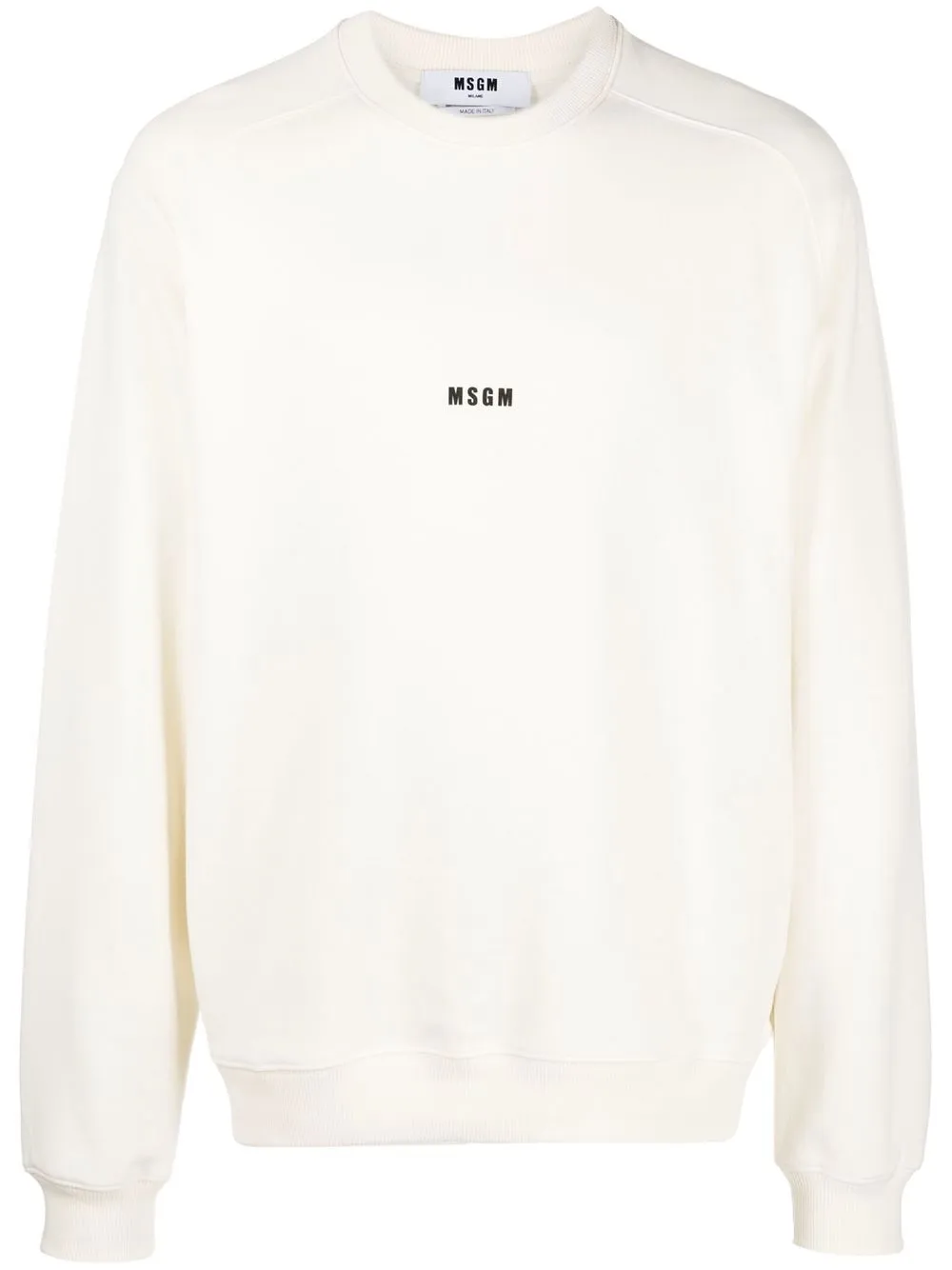 

MSGM logo-print sweatshirt - Neutrals