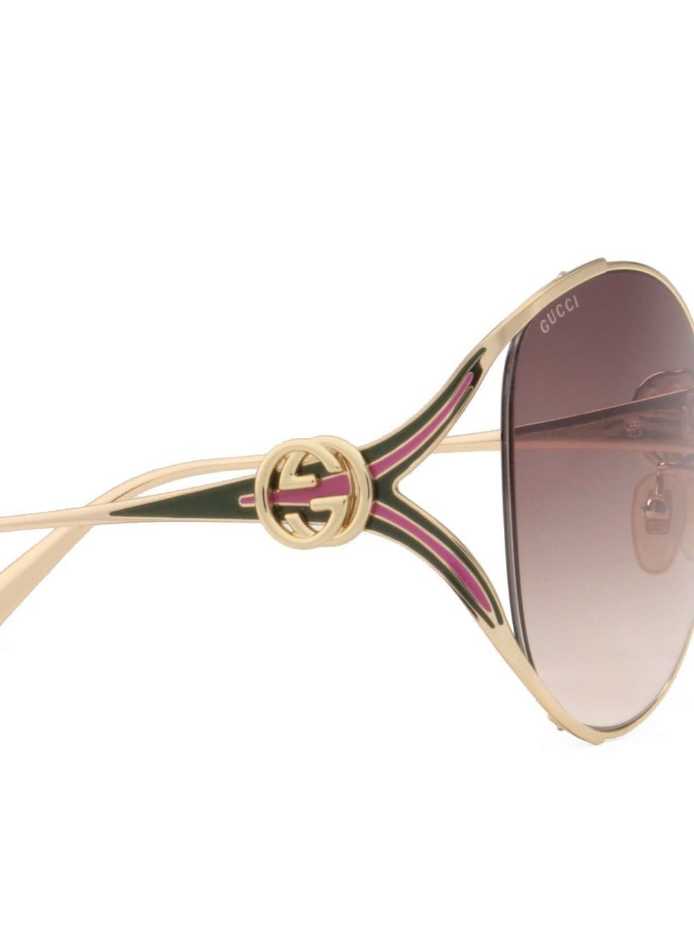 Gucci Eyewear oversized-frame Sunglasses - Farfetch