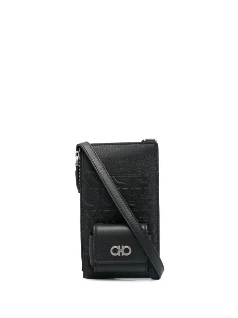 Ferragamo Gancini-plaque phone bag