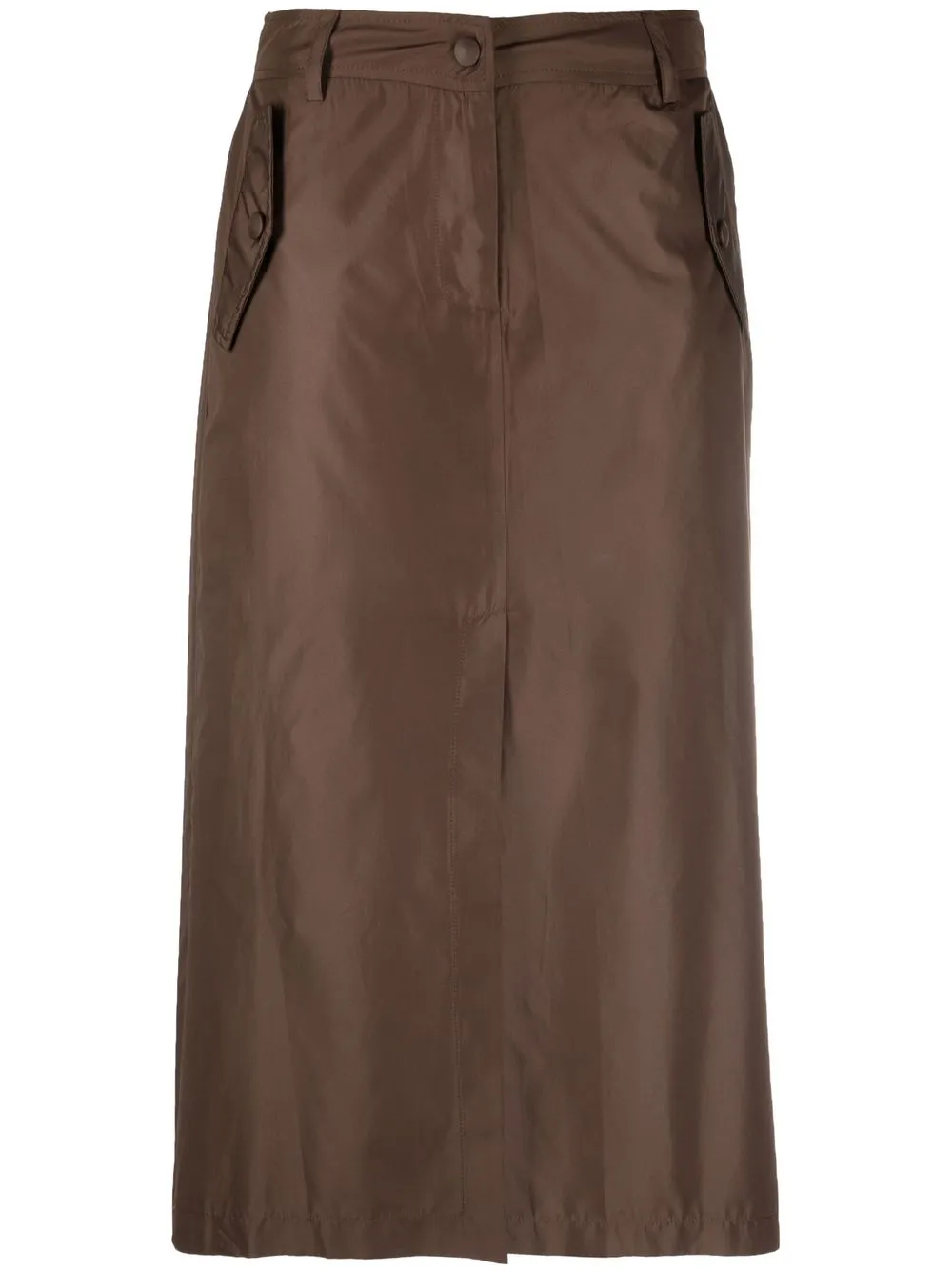 

ERMANNO FIRENZE falda midi plisada con paneles - MF903 BROWN