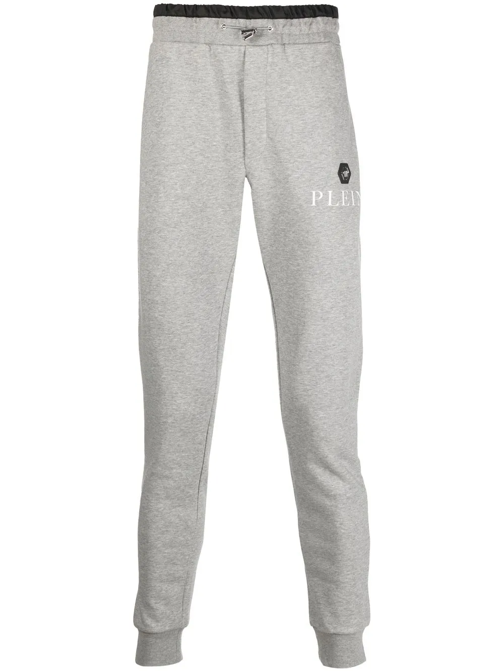 

Philipp Plein logo-print slim-cut trackpants - Grey