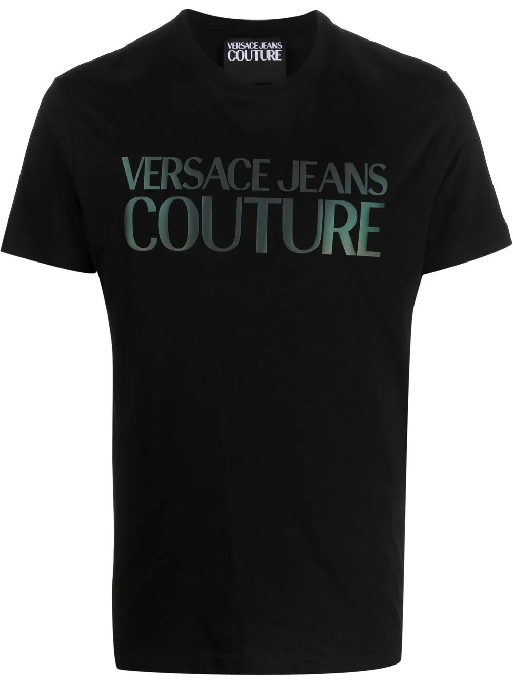 

Versace Jeans Couture playera con logo estampado y cuello redondo - Negro