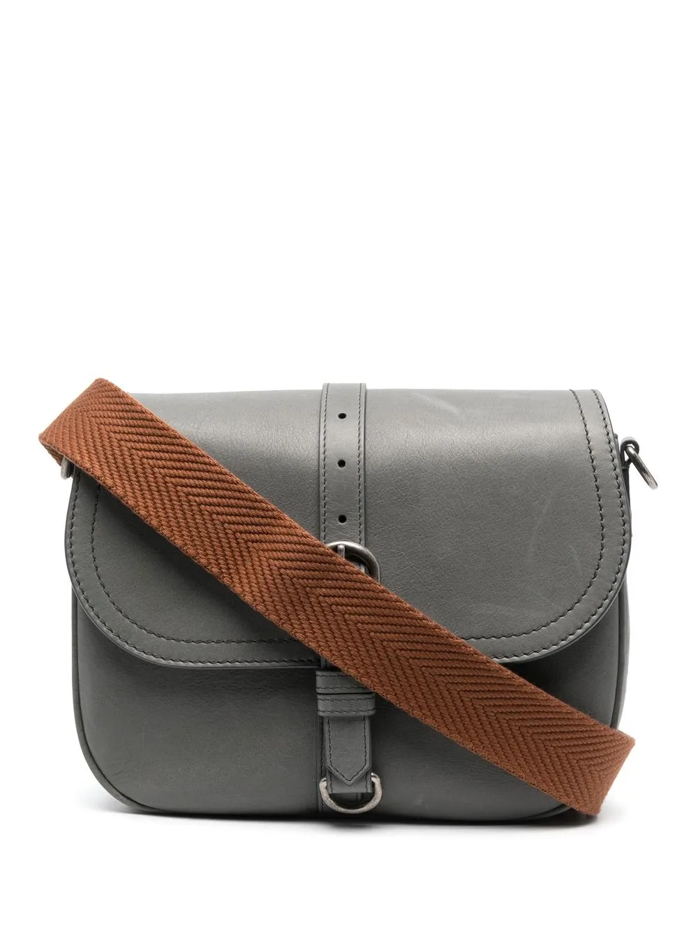 

Golden Goose bolsa satchel con cierre de hebilla - Gris