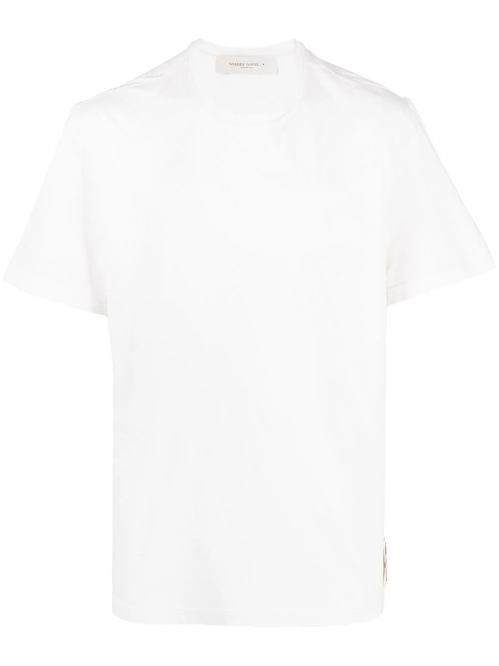 

Golden Goose playera con logo bordado - Blanco