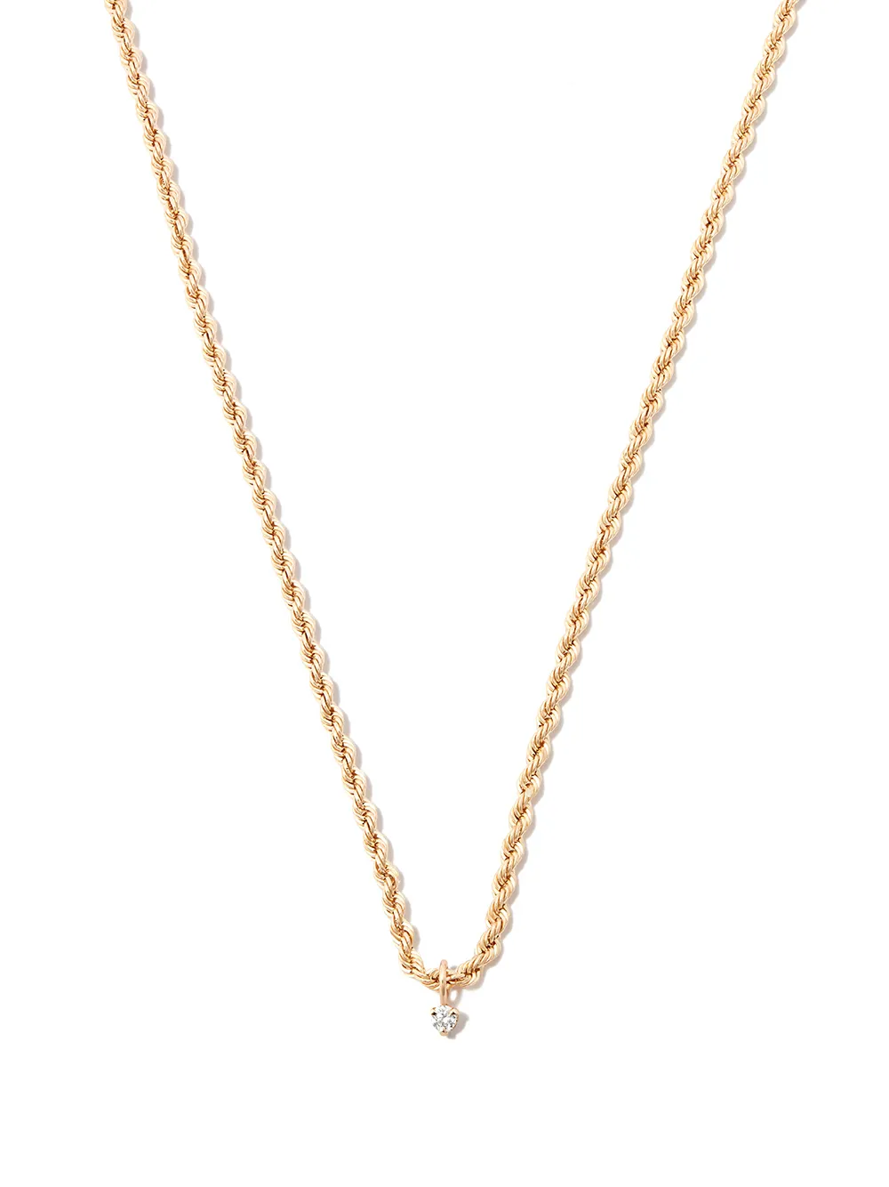 

Zoë Chicco 14kt yellow gold Medium Rope diamond chain necklace