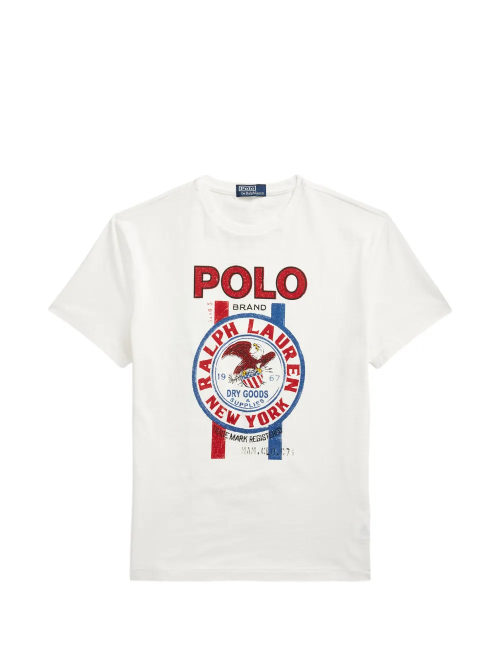 Polo Ralph Lauren Polo Ralph Lauren T-Shirt mit Logo-Print - Weiß aus Baumwolle in Weiß