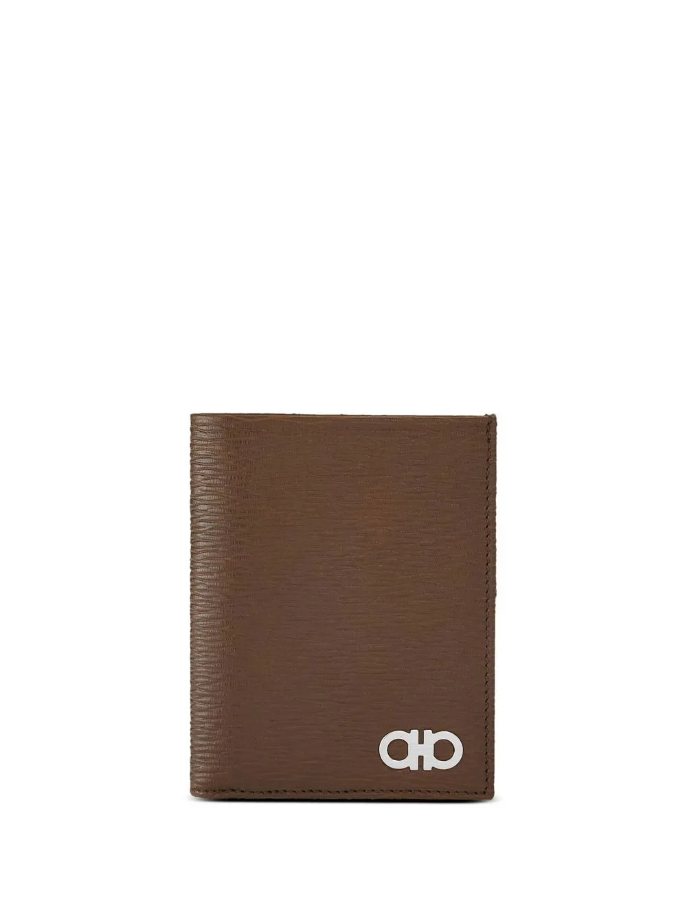 

Ferragamo Gancini compact wallet - Brown