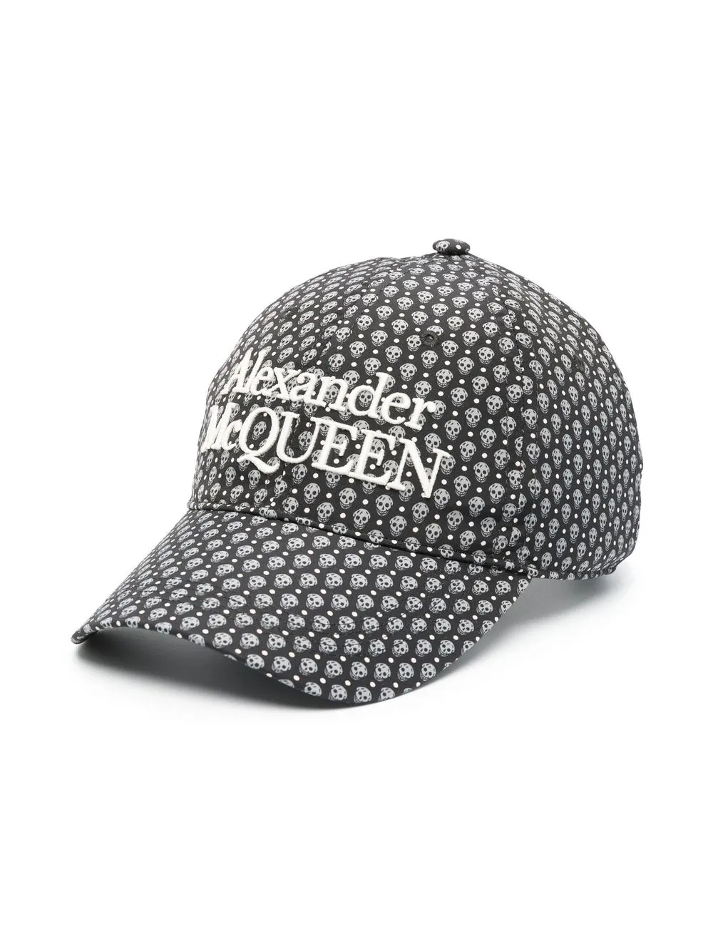 

Alexander McQueen gorra con estampado Skull - Negro