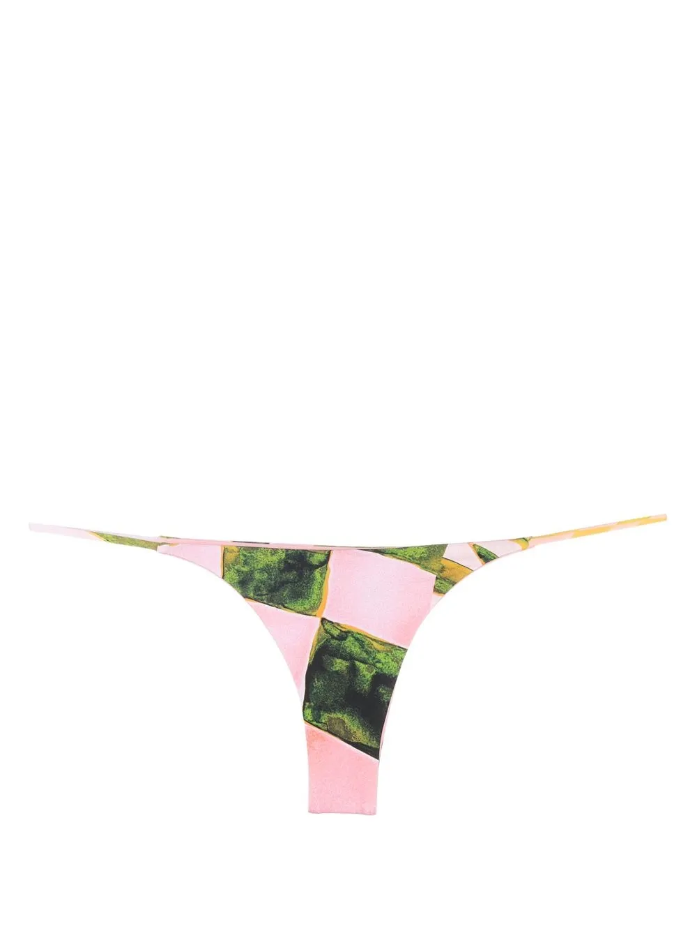 

Louisa Ballou abstract-pattern bikini bottoms - Rosado