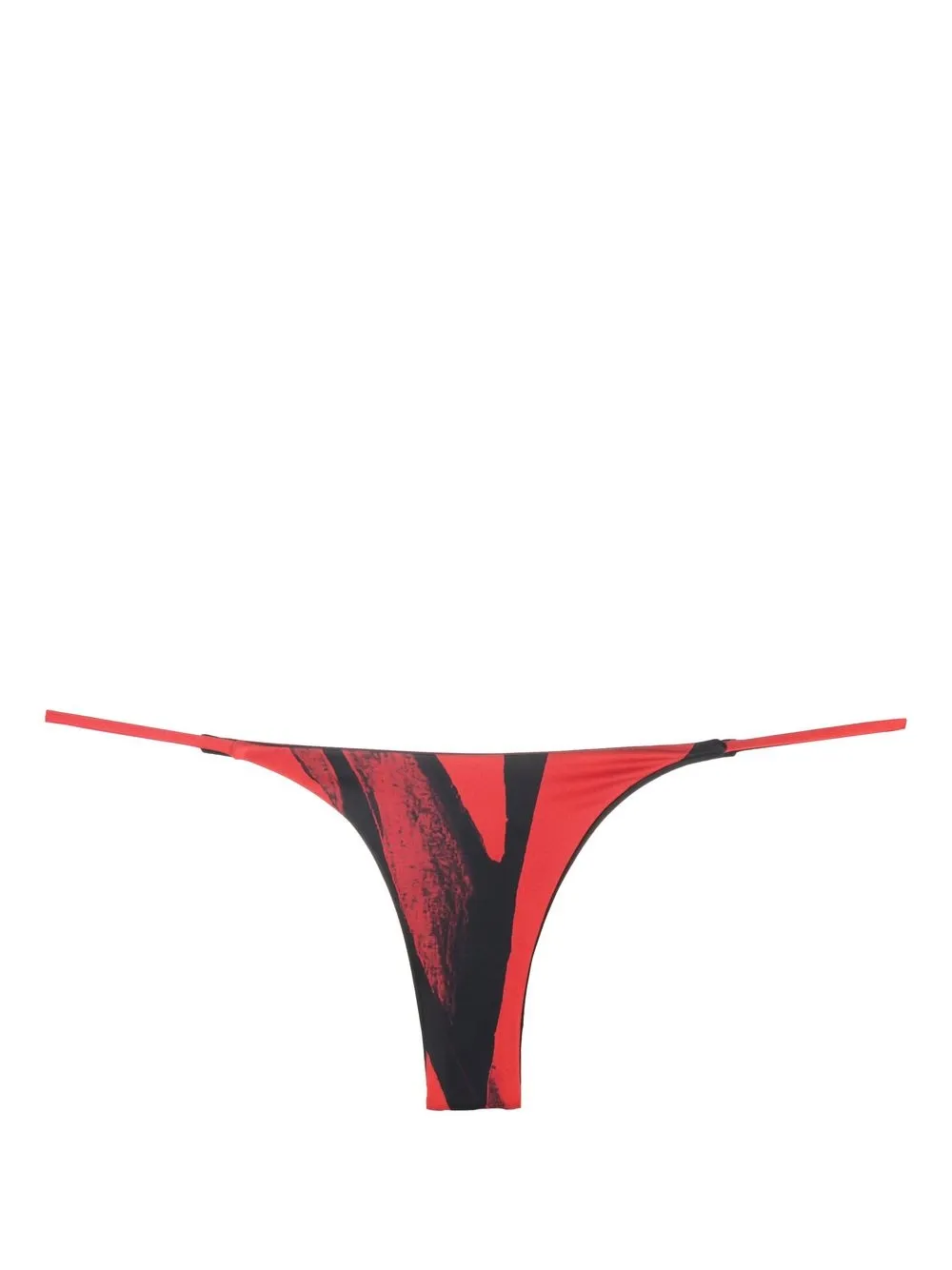 

Louisa Ballou abstract-pattern bikini bottoms - Red