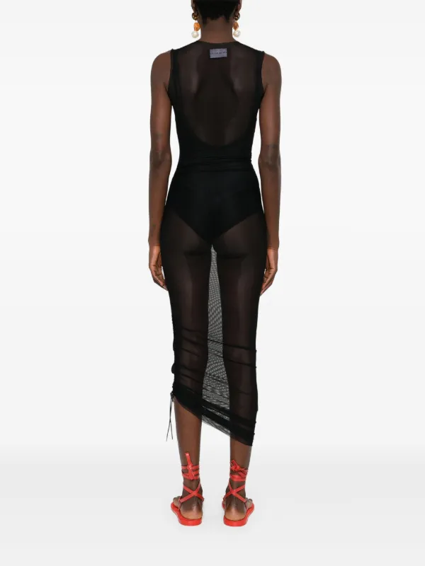 【関税込み】Louisa Ballou ブラック Heatwave ドレス Louisa Ballou Heatwave セミシアードレス | ブラック | FARFETCH JP
