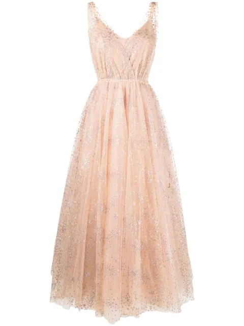 Masterpeace V-neck sleeveless gown