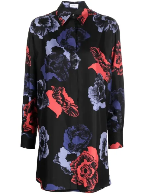 Ferragamo floral-print long-sleeve shirt