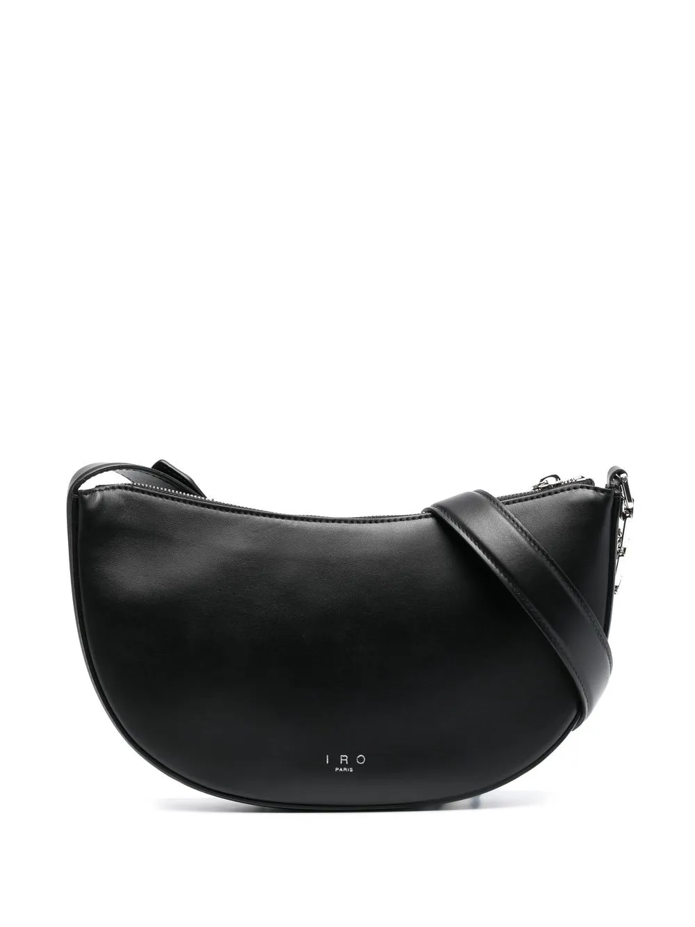 

IRO Slouchy curved-body crossbody bag - Black