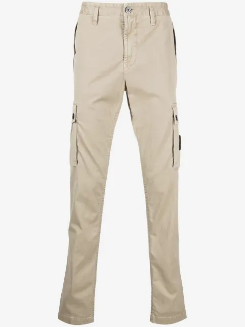 Stone Island Compass-patch cargo trousers