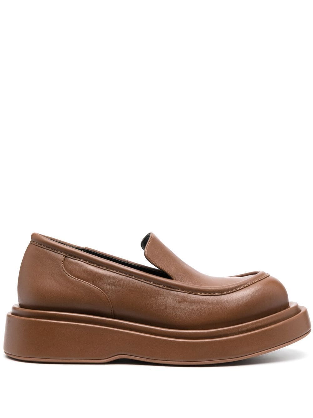 

Paloma Barceló Ariel leather loafers - Brown