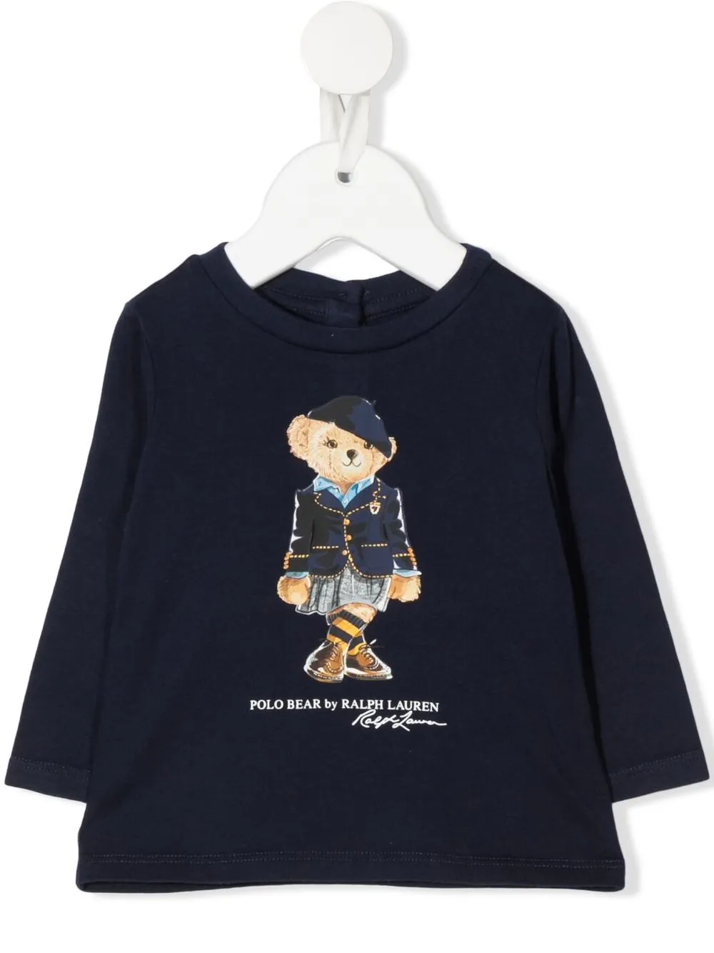 

Ralph Lauren Kids playera con motivo Polo Bear - Azul