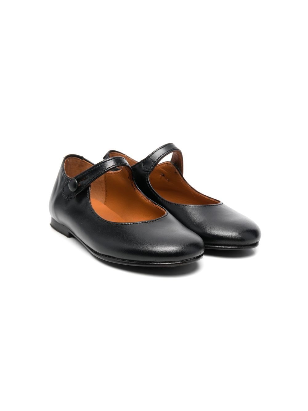 Image 1 of Bonpoint button-fastening ballerina shoes