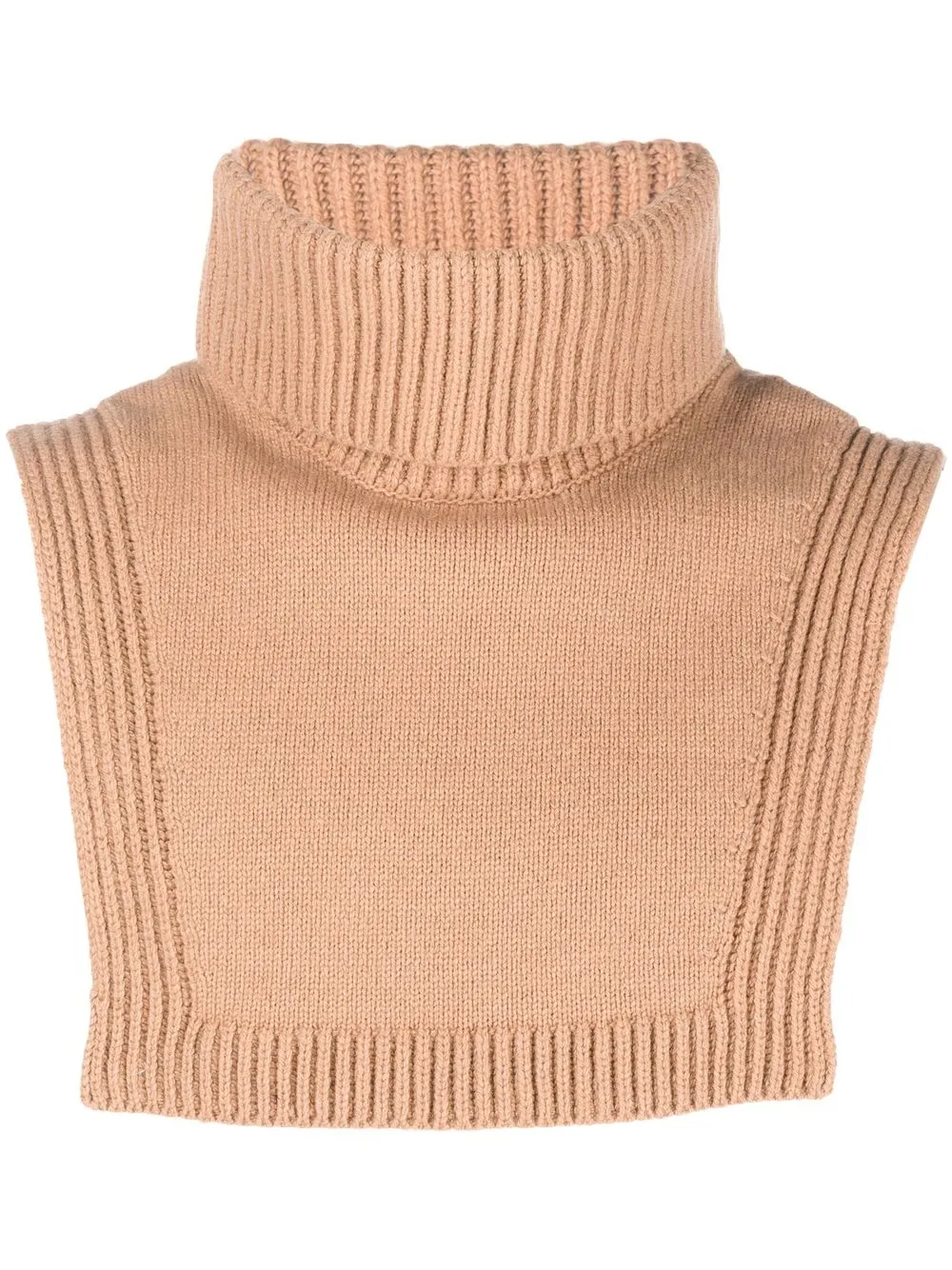 

A.P.C. cashmere roll-neck bib - Neutrals