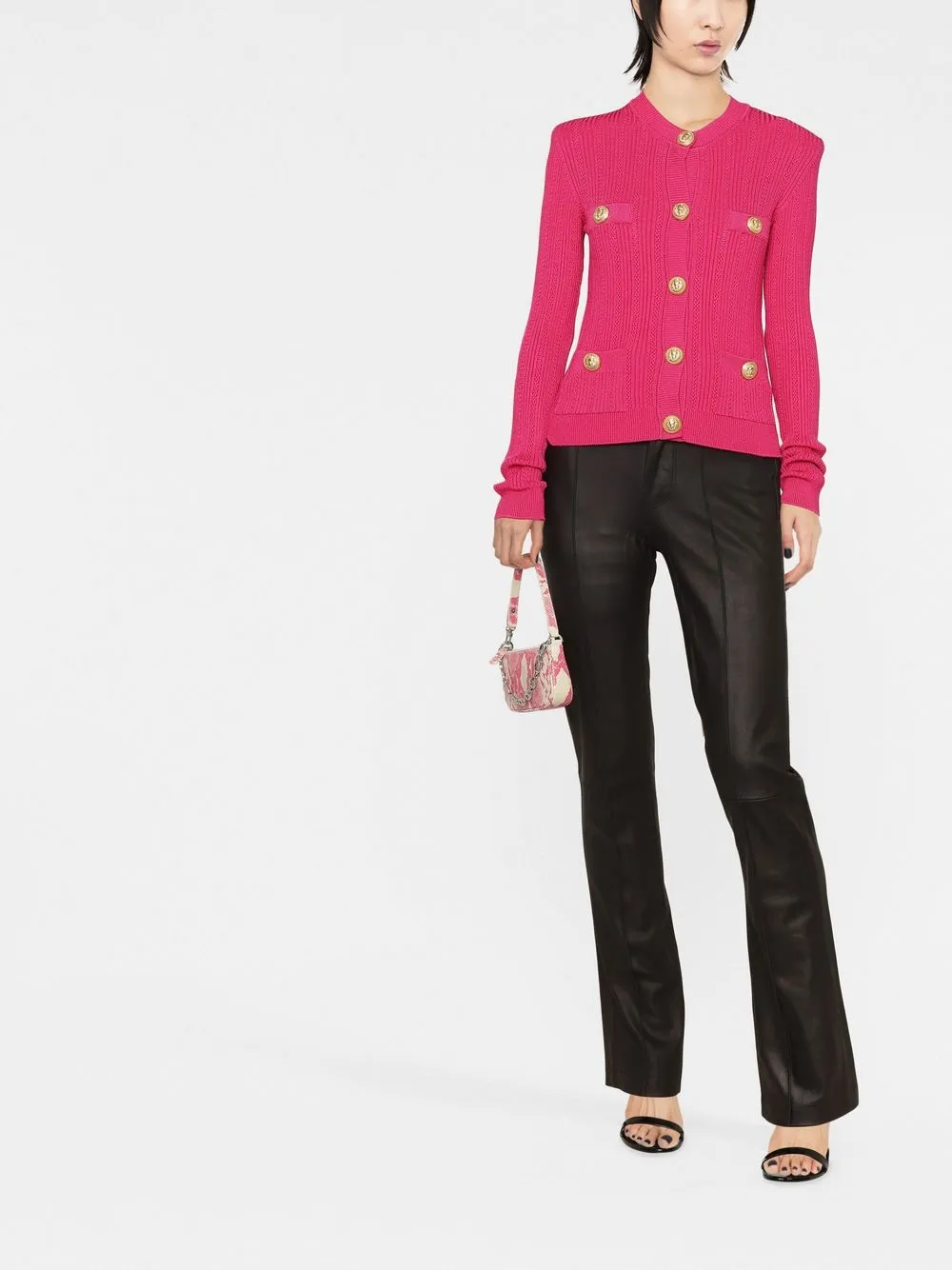Balmain Vest met knopen - Roze