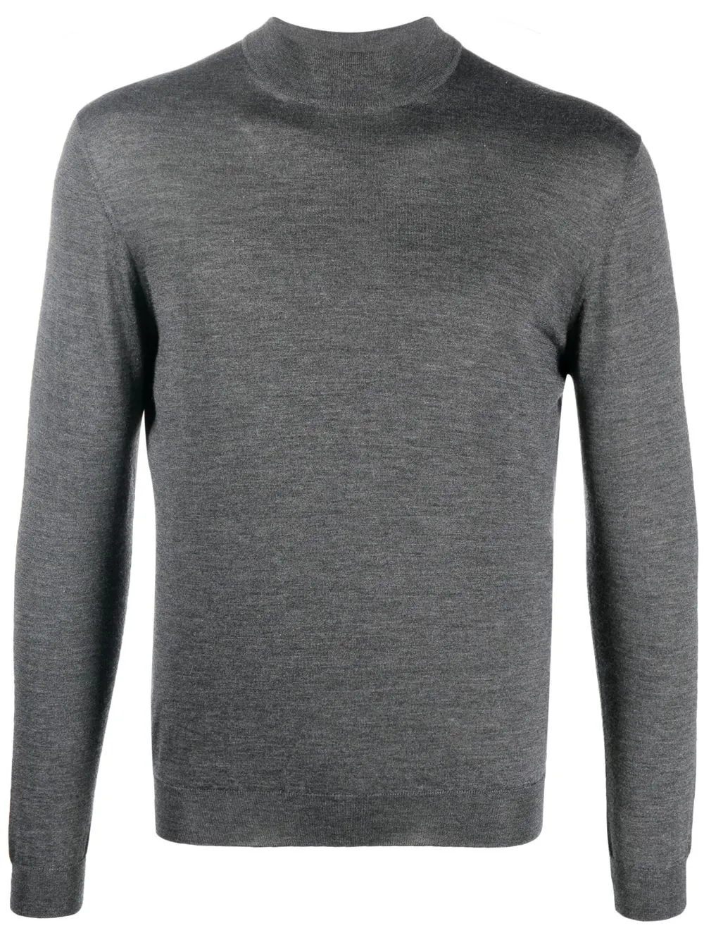 

Malo high neck knitted sweater - Grey